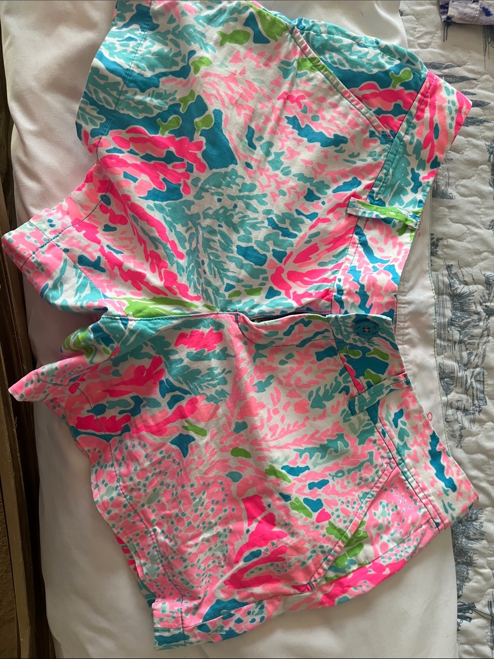 Lilly Pulitzer Pink, Teal & Green Printed Women’s Shorts